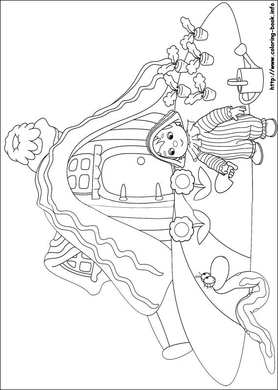 Andy Pandy coloring picture